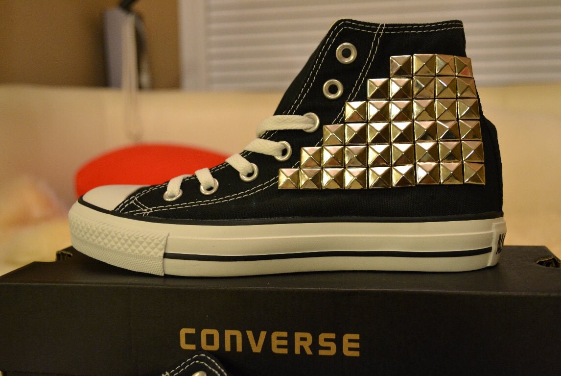 converse studded high tops