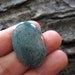 Excellent polished green mOss agate cabochon, Semiprecious gemstone, Jewelry making S1706