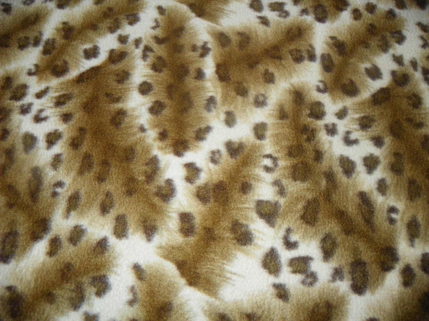 Giraffe Print Fleece Fabric 1/2 Yard Perfect for a Little