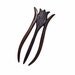 Wooden hair fork, 3 prong, Hair sticks, Palisander rosewood, Tulip, Hand Carved, Hair Accessory, Wood Carving, MariyaArts