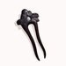 Hair Fork Wood Carving Hair Sticks Hairpin Palisander Onyx Hair Accessory MariyaArts