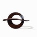 Wooden Shawl Pin/hair pin Hair Stick Barrette Wood Carving 925 Sterling Silver MariyaArts
