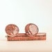 Set of Orange Cuff links and Tie bar - computer circuit board accessories so1906 ready to ship
