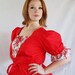 Vintage Rockabilly Dress / Cherry Red / Circle Skirt / Dance FUN / by Malco Modes