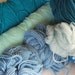 DESTASH-Shades of BLUE-5 Partial Skeins-Lot blue 2