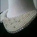 peter pan handmade collar necklace. high quality custom jewelry pearl.