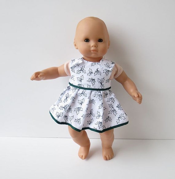 Baby Alive Clothes 14 to 16 Inch Doll Dress in Mistletoe