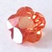 RESERVED to Lynn ---- Genuine Orange Sapphire, Africa, Flower Cut 4.8x2.6 mm, 0.47carat