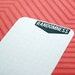 RANDOMNESS : unmounted red rubber stamp
