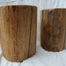 Christmas special: Pair of hardwood stump tables shipped before Christmas