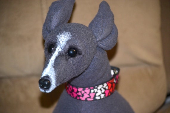 greyhound stuffed animal toy