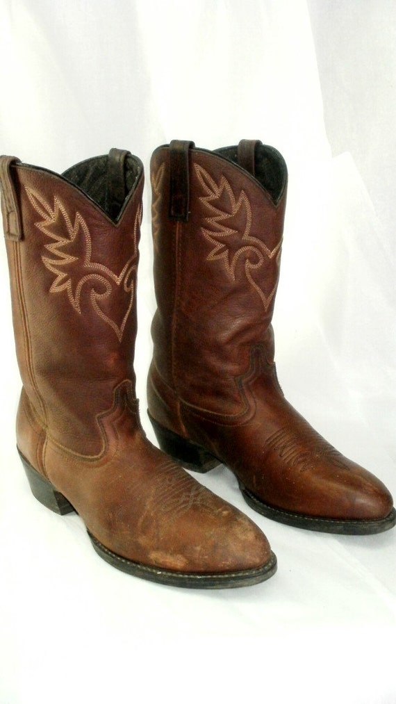 cowboy leather shoes mens