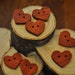 Wooden Buttons-Handmade Heart shaped