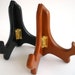 2 Mini Black Easel Stand. 4 inch Wood Black Easel.