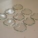 Set of 9 Vintage Depression Glass APPLE Coasters Butter Plates