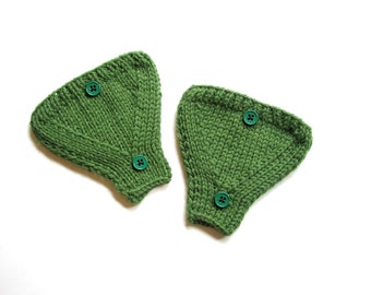 Bicycle Accessories Bike Helmet Ear Warmer Knit Muffs Green ...