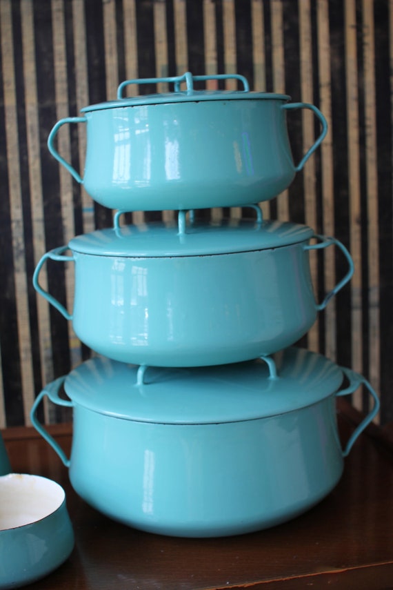 Vintage Dansk Kobenstyle Enamel Cookware / Dansk Set / Mid