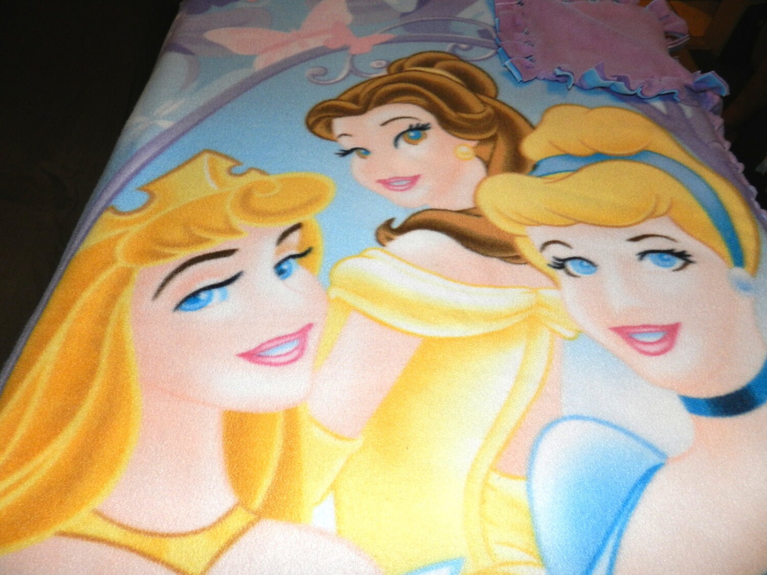 Disney's Cinderella Belle Aurora princess blanket