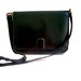 vintage luxuous box bag navy dark blue leather