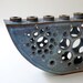 Hanukkah Menorah in Blue / Judaica / Chanukah