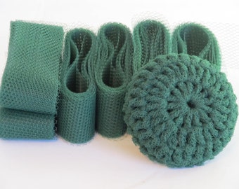 Adult Ice Hockey Tournaments Green Nylon Net Scrubbies