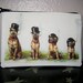 Bull Dogs Cosmetic Gadget Bag 6"