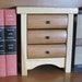 Wood Box, Wood Box of Drawers, Jewelry Box, Desk Organizer, Small Wood Box, Hickory Wood Box