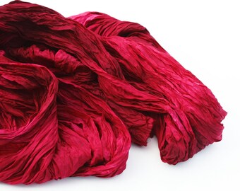 silk scarf - Vine taste - Valentine's gift for her, burgundy, red, vine, merlot, ruby silk scarf.