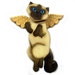 Angel Cat Sealpoint Himalayan Cat Angel Wooden Wall Hanging
