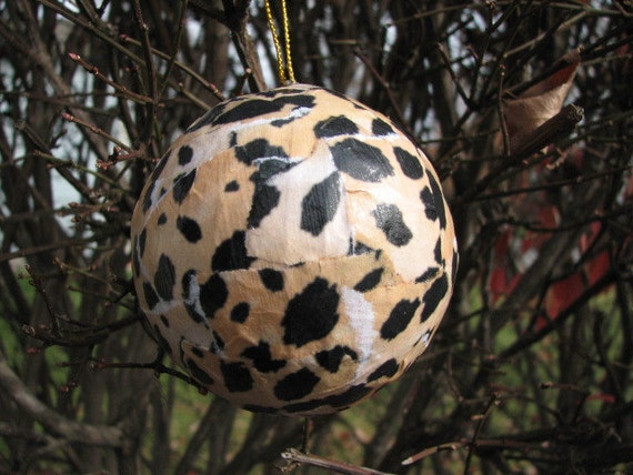 items similar to leopard print 3 quot papier mache ball items similar to leopard print 3 quot papier mache ball