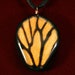 Mother Mary Pendant. Contemporary Mother Mary Pendant. Transformational Butterfly Wing Art.