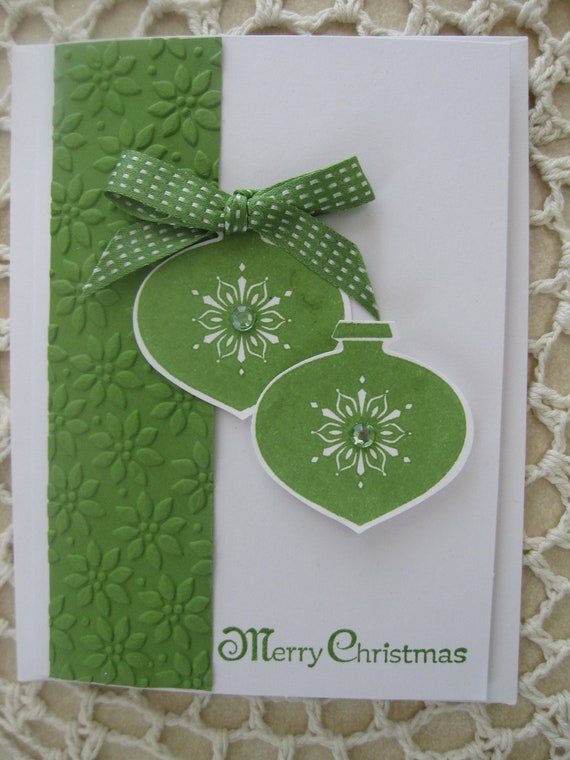 Stampin' Up Handmade Greeting Card-Christmas