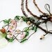 Rustic Simple Flower Necklace Green light pink Elegant short necklace Toddler Girls Jewelry BoxingDaySale