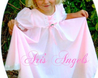 Ari's Angels Girls Nightgown, Soft Beautiful Princess Nightgown