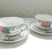 Pair of Vintage Japan Luster Teacups and Saucers