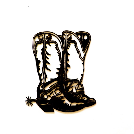 Cowboy Boots Wall Art by RillaBee on Etsy