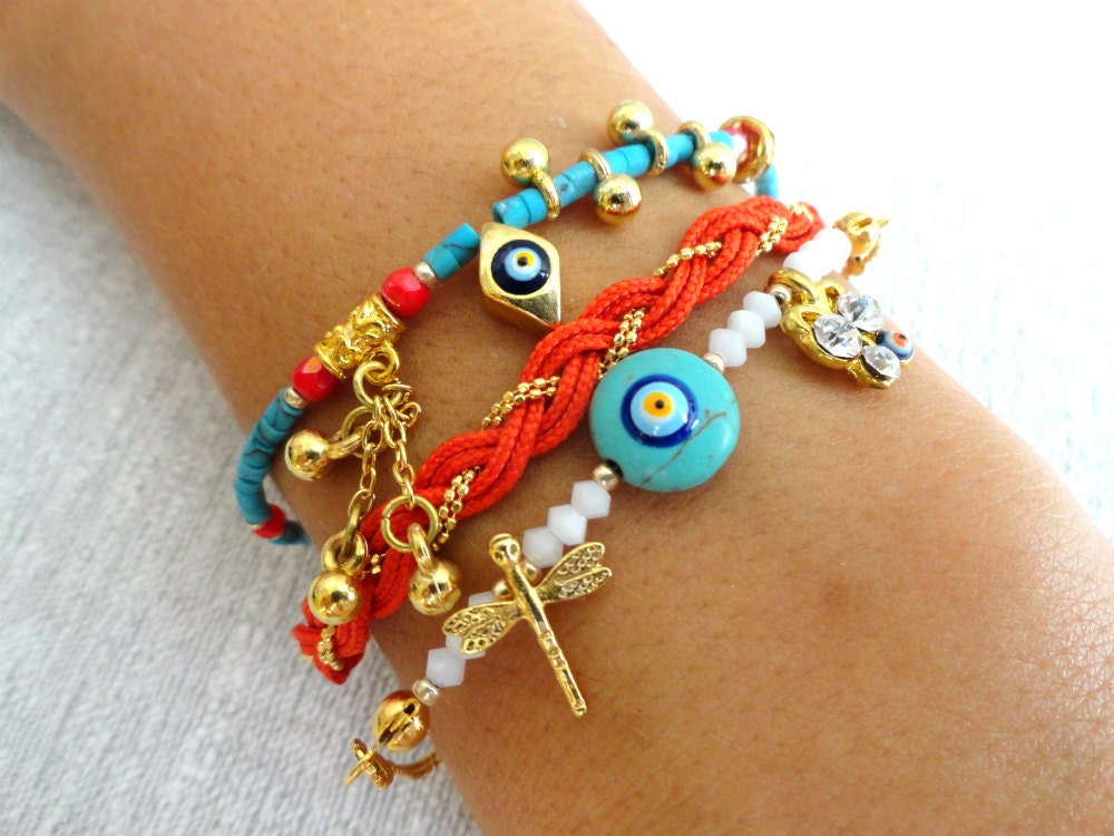 Ethnic authentic bracelets sets turkish jewelry arabic