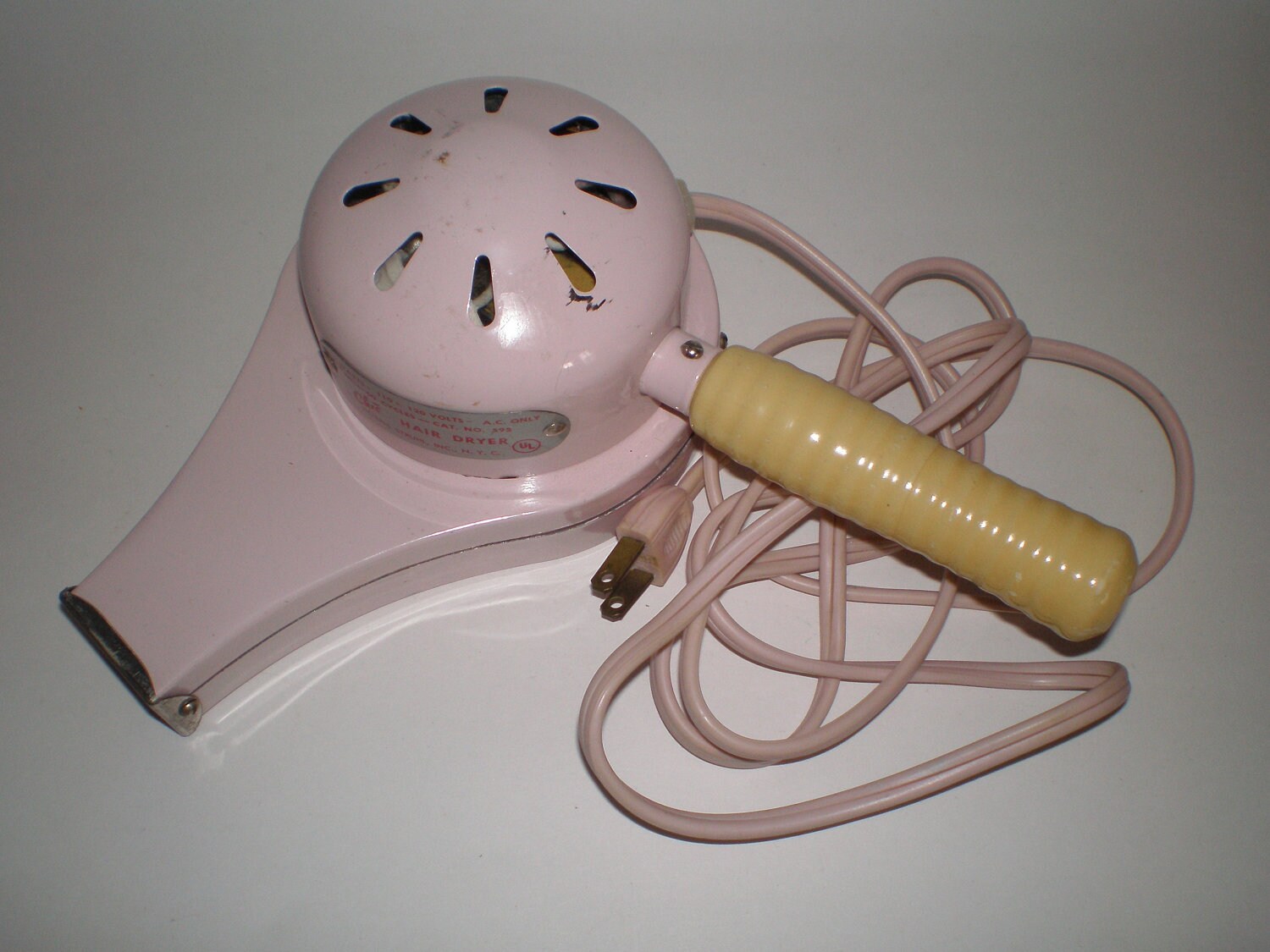 Chic Pink Hair Dryer Blow Dryer Morris Struhl Inc. NYC Still