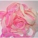 Hand Painted Silk Ribbon Peaches N Cream Wrist Wrap Silk Ribbon