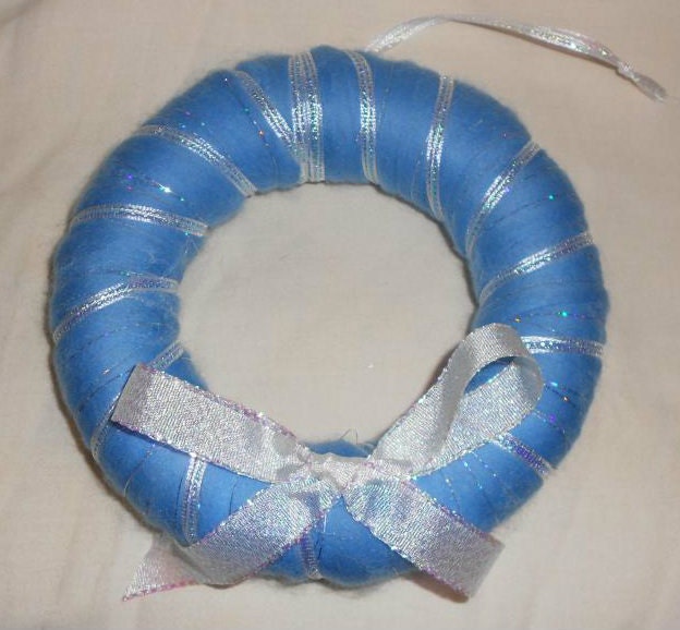 Wool and Ribbon Wreath