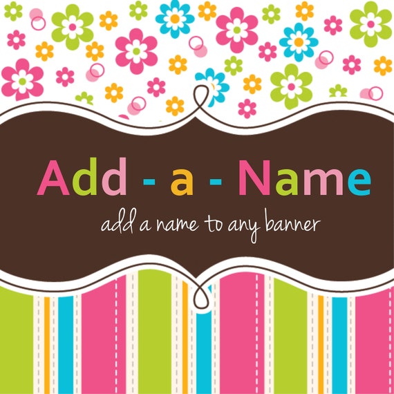 Custom NAME BANNER Il_570xn