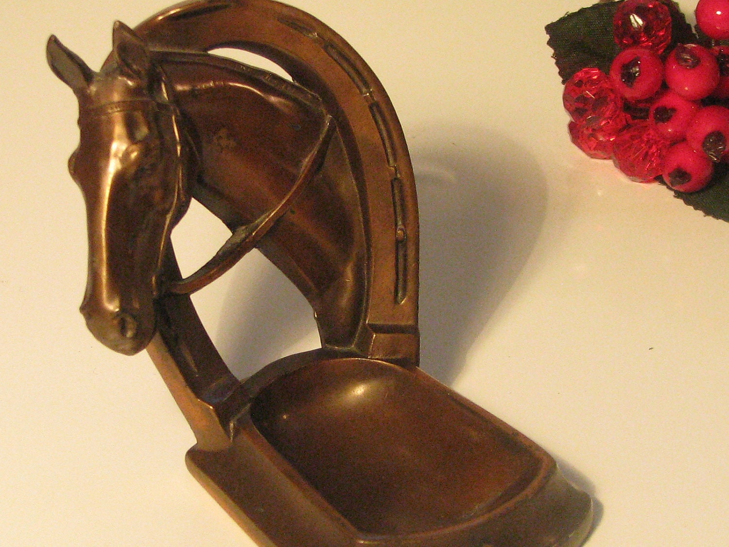 Vintage Copper Bronzed ART DECO STYLE Pipe Holder Haute Juice