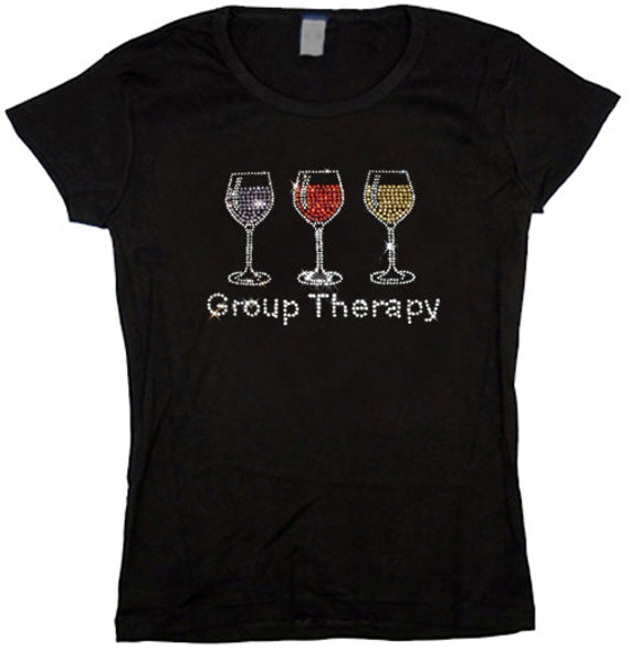 group therapy wine shirt