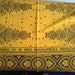 African Fabric Kanga Khanga Sarong Throw Beach Wrap Yellow and Black