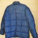 Ski Jacket Blue Coat Blue Jacket Down Jacket Mens Quilted Winter Coat Puffer Coat Size XL