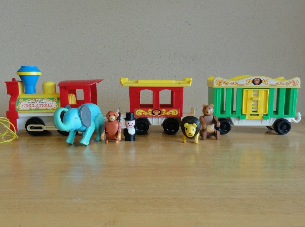 fisher price circus train 1980