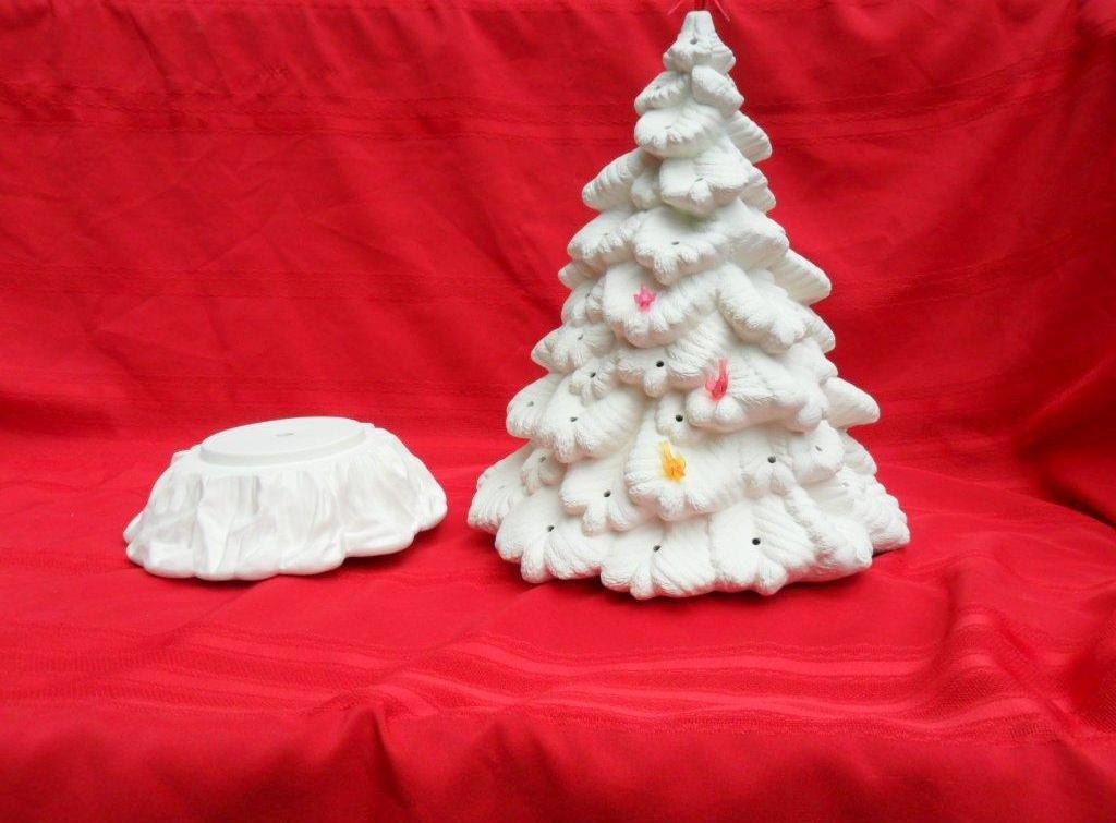 ceramic christmas tree kit unpainted bisque by aarceramics ceramic christmas tree kit unpainted bisque by aarceramics