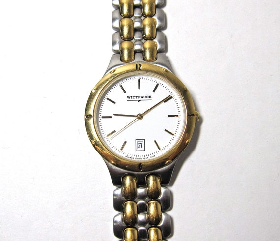 WITTNAUER Two Tone Men's Watch Stainless by KnickknackFlashback