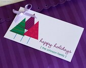 Mod Trees Christmas Tags Printable Personalized Digital Gift Tags DIY Packaging Il_170x135