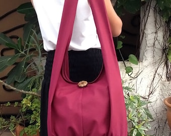 Handbags Canvas Bag Shoulder bag Sling bag Hobo bag Boho bag Messenger bag Tote bag Crossbody Purse Maroon